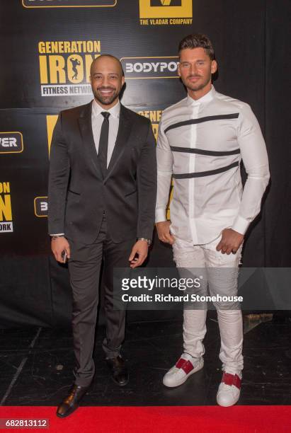 Vlad Yudin with Edwin Mejia Jr. Arrive to attend the premiere of 'Generation Iron 2' Q&A at National Exhibition Centre on May 12, 2017 in Birmingham,...