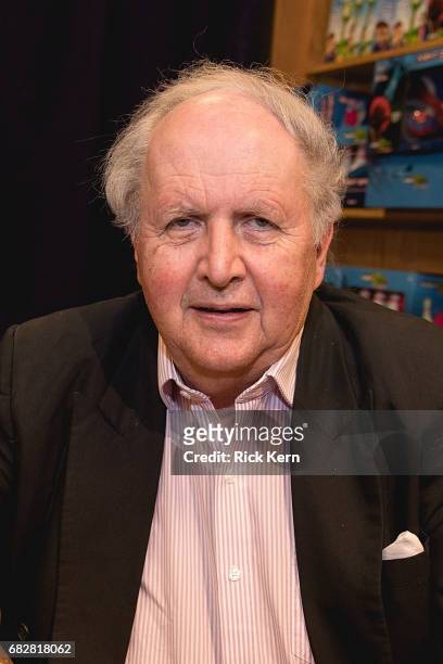 Author Alexander McCall Smith signs copies of his book 'My Italian Bulldozer' at BookPeople on May 13, 2017 in Austin, Texas.