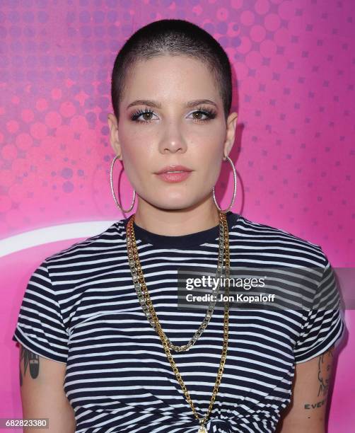 Singer Halsey arrives at 102.7 KIIS FM's 2017 Wango Tango at StubHub Center on May 13, 2017 in Carson, California.