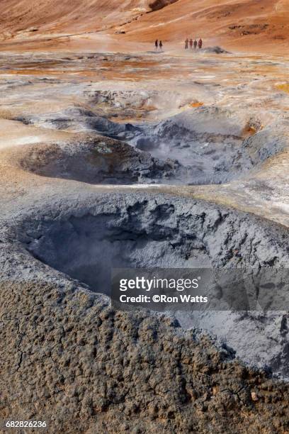 mudpot - myvatn stock pictures, royalty-free photos & images