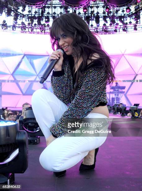 Singer Camila Cabello performs at 102.7 KIIS FM's 2017 Wango Tango at StubHub Center on May 13, 2017 in Carson, California.