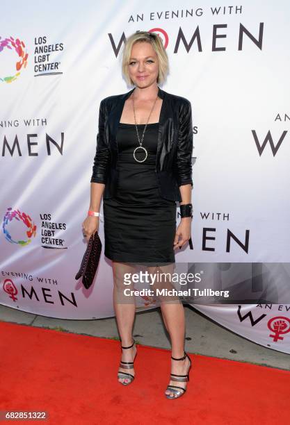 Actress Crystal Allen attends the Los Angeles LGBT Center's "An Evening With Women" benefit at Hollywood Palladium on May 13, 2017 in Los Angeles,...