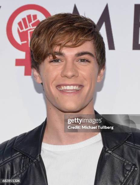 Actor Jordan Doww attends the Los Angeles LGBT Center's "An Evening With Women" benefit at Hollywood Palladium on May 13, 2017 in Los Angeles,...