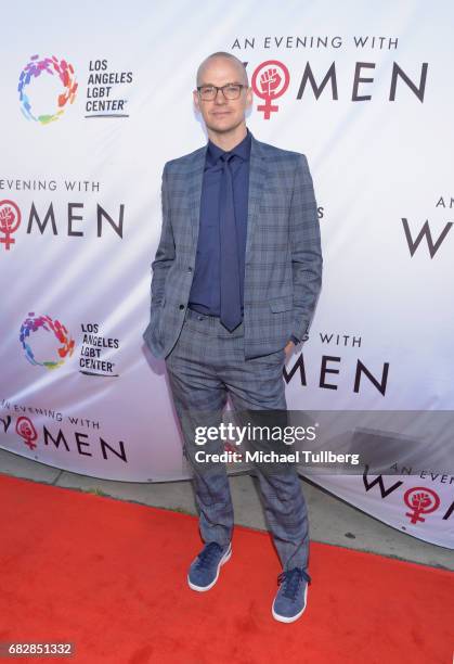 Actor Peter Paige attends the Los Angeles LGBT Center's "An Evening With Women" benefit at Hollywood Palladium on May 13, 2017 in Los Angeles,...