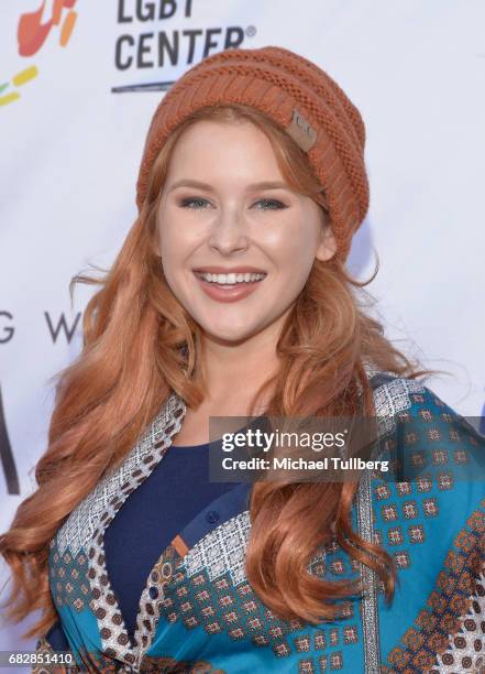 Actress Renee Olstead attends the Los Angeles LGBT Center's "An Evening With Women" benefit at Hollywood Palladium on May 13, 2017 in Los Angeles,...