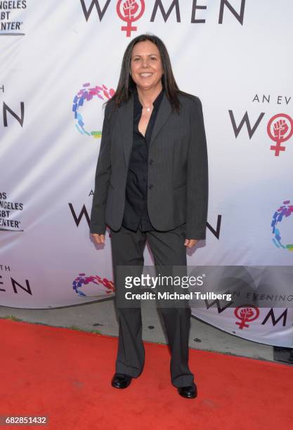 Producer Pony Gayle attends the Los Angeles LGBT Center's "An Evening With Women" benefit at Hollywood Palladium on May 13, 2017 in Los Angeles,...