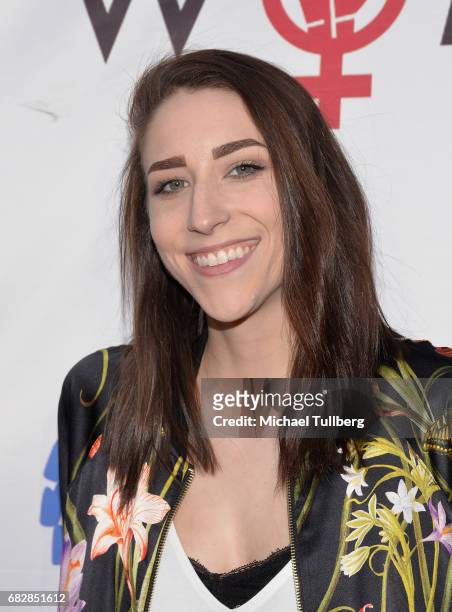 YouTube personality Ally Hills attends the Los Angeles LGBT Center's "An Evening With Women" benefit at Hollywood Palladium on May 13, 2017 in Los...