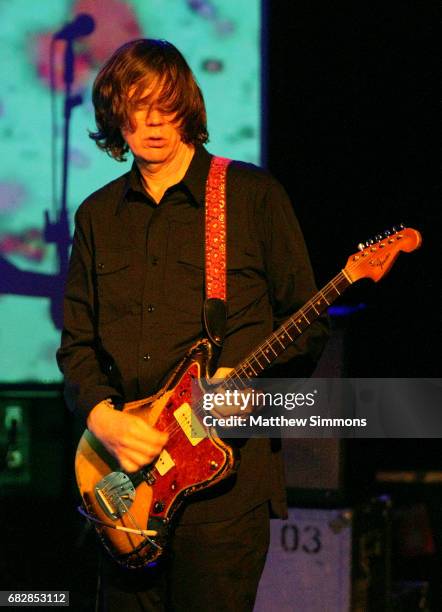 Thurston Moore performs onstage at Teragram Ballroom on May 13, 2017 in Los Angeles, California.