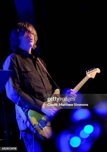 Thurston Moore performs onstage at Teragram Ballroom on May 13, 2017 in Los Angeles, California.