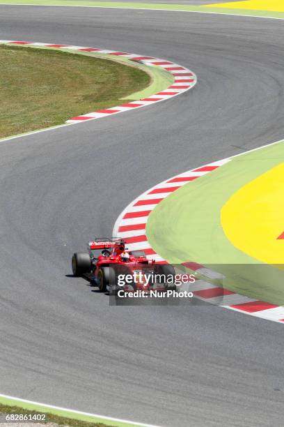 Sebastian Vettel, team ferrari during the Formula One GP of Spain 2017 celebrated at Circuit Barcelona Catalunuya on 18th September 2017 in...