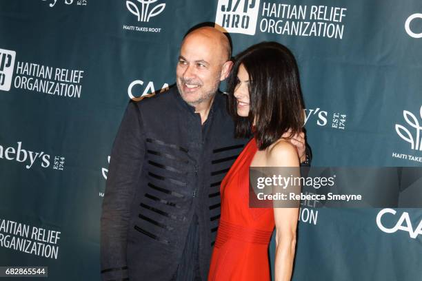 John and Joyce Varvatos attend the Sean Penn & Friends Haiti Takes Root Benefit Dinner and Auction Supporting J/P Haitian Relief Organization, at...