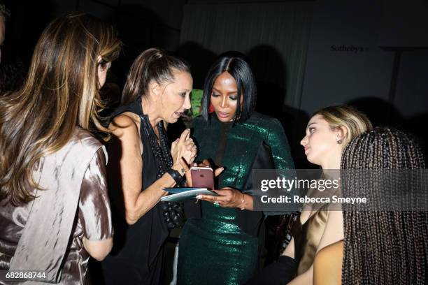 Donna Karan and Naomi Campbell attend the Sean Penn & Friends Haiti Takes Root Benefit Dinner and Auction Supporting J/P Haitian Relief Organization,...