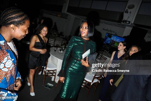 Naomi Campbell attends the Sean Penn & Friends Haiti Takes Root Benefit Dinner and Auction Supporting J/P Haitian Relief Organization, at Sotheby's...