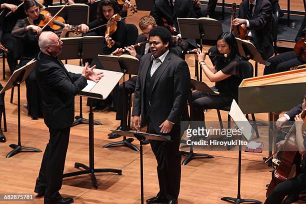 William Christie leads Juilliard415 in Rameau's "Castor et Pollux" at Alice Tully Hall on Wednesday night, November 9, 2016. This image: Joshua Blue,...