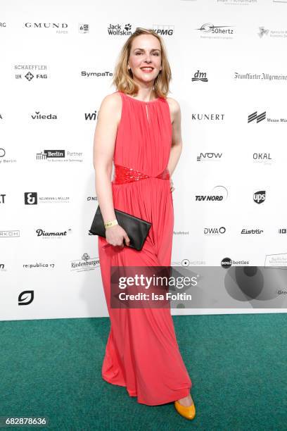 German actress Denise Zich attends the GreenTec Awards at ewerk on May 12, 2017 in Berlin, Germany.