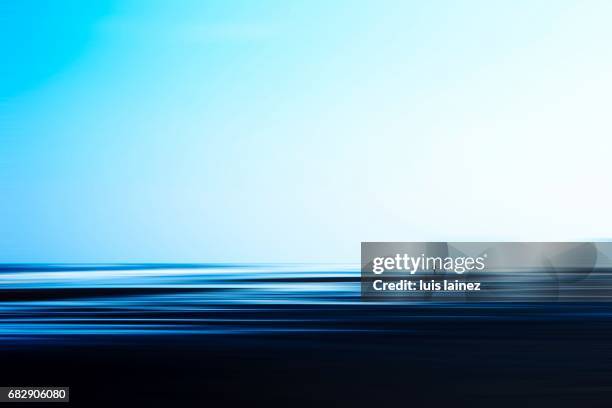 blue beach - mar azul stock pictures, royalty-free photos & images