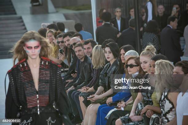 Fan Bing Bing, Jennifer Connelly, Michelle Williams, Isabelle Huppert, Sophie Turner, Laura Harrier, and Riley Keough attend the Louis Vuitton Resort...