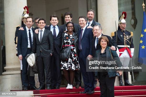 Emmanuel Macron's team, Sibeth Ndiaye , head of the public relations of the party's La Republique en marche , La republique en marche spokesman...