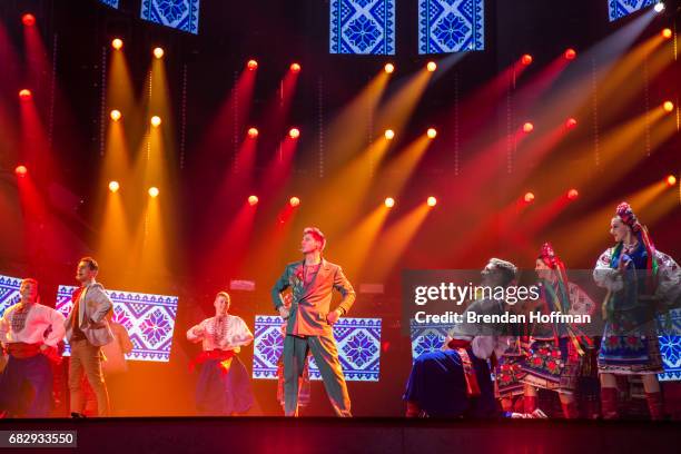 Rehearsal for the opening of the second Eurovision semi-final on May 10, 2017 in Kiev, Ukraine. Ukraine is the 62nd host of the annual iteration of...