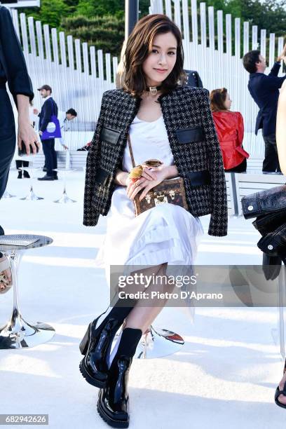 Janice Man attends the Louis Vuitton Resort 2018 show at the Miho Museum on May 14, 2017 in Koka, Japan.