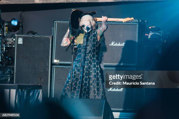 John 5 member of the band Rob Zombie performs live on stage at Autodromo de Interlagos on May 13, 2017 in Sao Paulo, Brazil.
