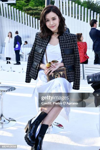 Janice Man attends the Louis Vuitton Resort 2018 show at the Miho Museum on May 14, 2017 in Koka, Japan.