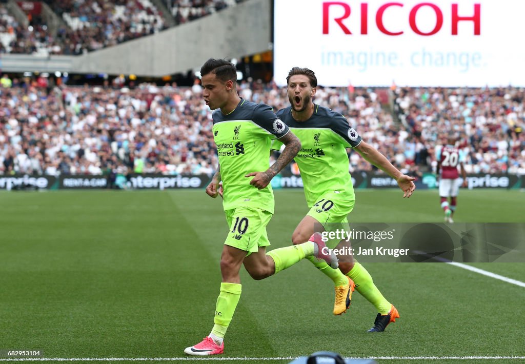 West Ham United v Liverpool - Premier League