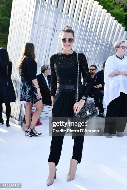 Helena Bordon attends the Louis Vuitton Resort 2018 show at the Miho Museum on May 14, 2017 in Koka, Japan.