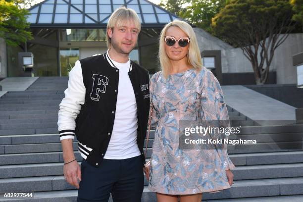 Evgeni Plushenko attends the Louis Vuitton Resort 2018 show at the Miho Museum on May 14, 2017 in Koka, Japan.