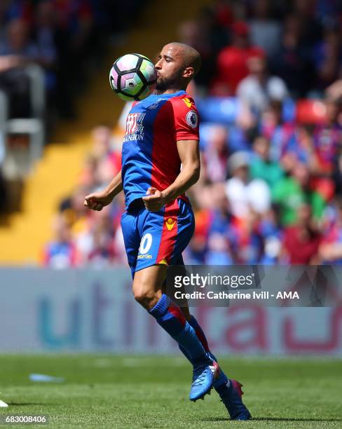 Andros Townsend of Crystal Palace during the Premier League match between Crystal Palace and Hull City at Selhurst Park on May 14, 2017 in London,...