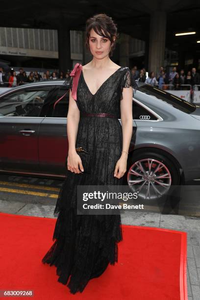 Tuppence Middleton arrives in an Audi at the BAFTA TV on Sunday 14 May 2017 on May 14, 2017 in London, United Kingdom.