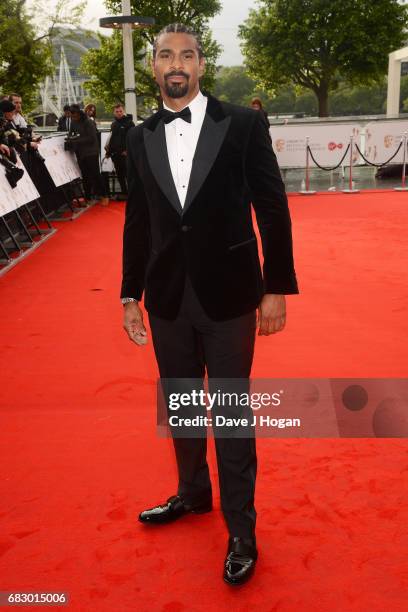 David Haye attends the Virgin TV BAFTA Television Awards at The Royal Festival Hall on May 14, 2017 in London, England.