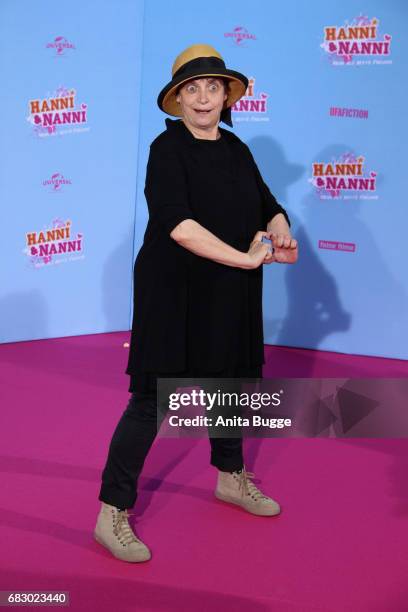 Katharina Thalbach attends the premiere of the film 'Hanni & Nanni - Mehr als beste Freunde' at Kino in der Kulturbrauerei on May 14, 2017 in Berlin,...