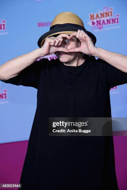 Katharina Thalbach attends the premiere of the film 'Hanni & Nanni - Mehr als beste Freunde' at Kino in der Kulturbrauerei on May 14, 2017 in Berlin,...