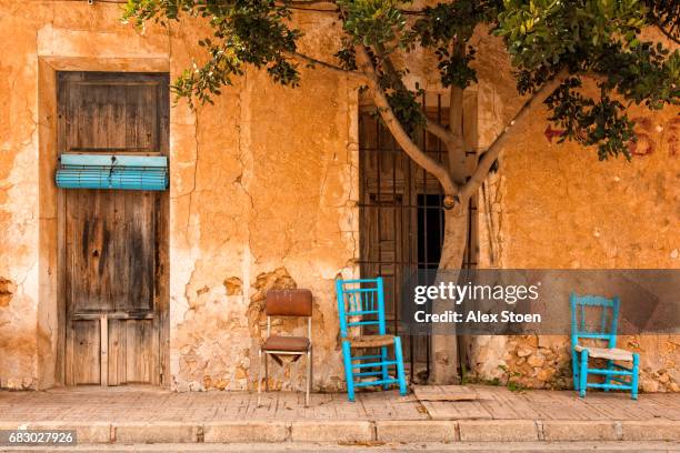 old house in rural spanish village - murcia spain stock pictures, royalty-free photos & images