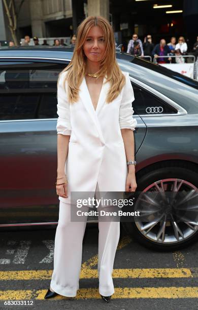 Stacey Dooley arrives in an Audi at the BAFTA TV on Sunday 14 May 2017 on May 14, 2017 in London, United Kingdom.