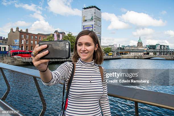 dublin selfie - ireland travel stock pictures, royalty-free photos & images