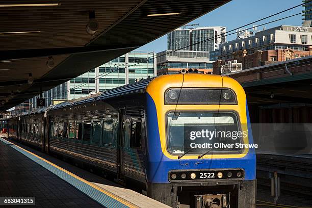 suburban train - sydney trains stock-fotos und bilder