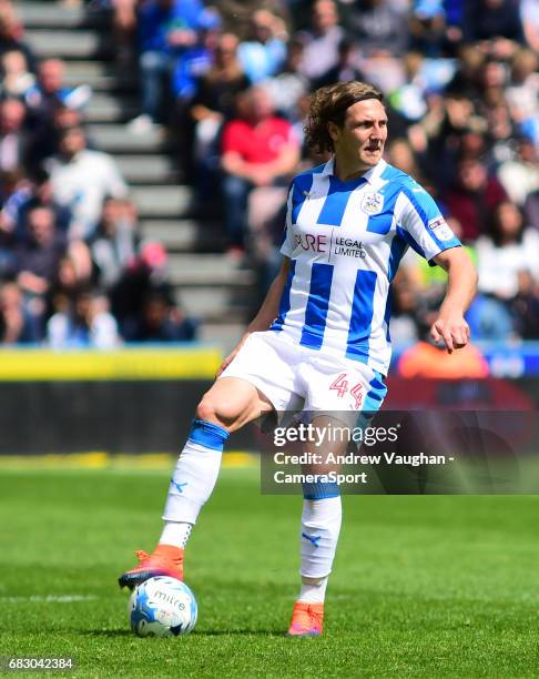 Huddersfield Town's Michael Hefele during the Sky Bet Championship Play-Off Semi Final First Leg match between Huddersfield Town and Sheffield...