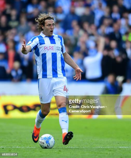 Huddersfield Town's Michael Hefele during the Sky Bet Championship Play-Off Semi Final First Leg match between Huddersfield Town and Sheffield...