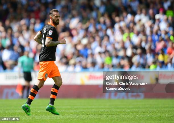 Sheffield Wednesday's Steven Fletcher during the Sky Bet Championship Play-Off Semi Final First Leg match between Huddersfield Town and Sheffield...