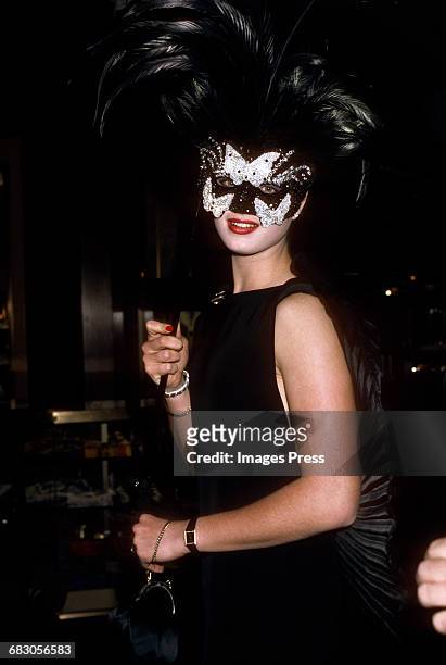 Brooke Shields attends the Launch party for Pierre Cardin's perfume, Maxim's at Macy's New York circa 1985 in New York City.