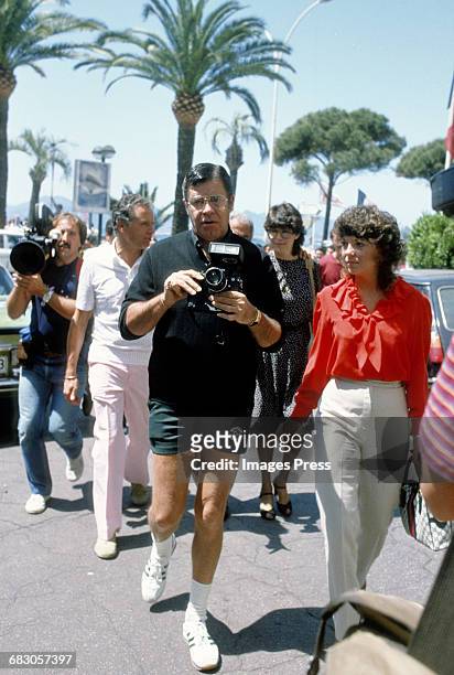 Jerry Lewis and SanDee Pitnick out and about circa 1982.