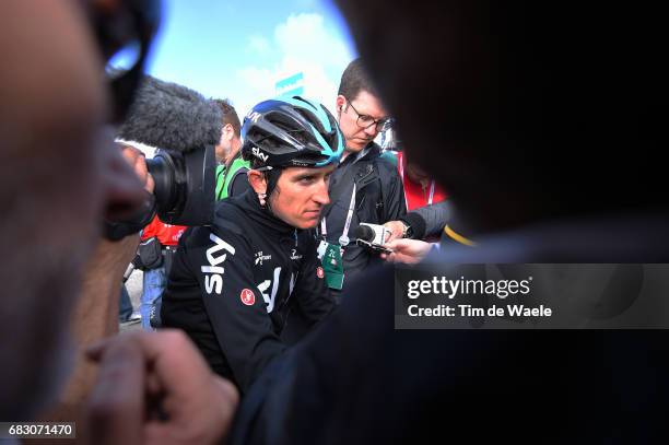 100th Tour of Italy 2017 / Stage 9 Geraint THOMAS / Disappointment / Interview / Press / Montenero Di Bisaccia - Blockhaus 1665m / Giro /