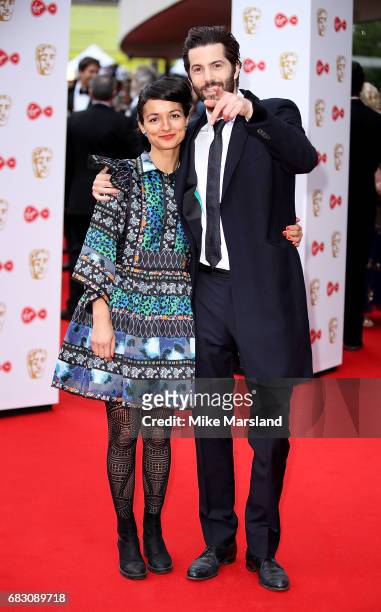 Dina Mousawi and Jim Sturgess attend the Virgin TV BAFTA Television Awards at The Royal Festival Hall on May 14, 2017 in London, England.