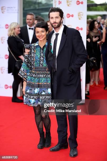 Dina Mousawi and Jim Sturgess attend the Virgin TV BAFTA Television Awards at The Royal Festival Hall on May 14, 2017 in London, England.