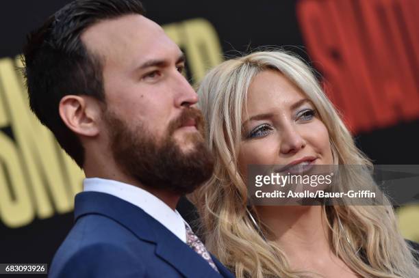 Actress Kate Hudson and Danny Fujikawa arrive at the premiere of 20th Century Fox's 'Snatched' at Regency Village Theatre on May 10, 2017 in...