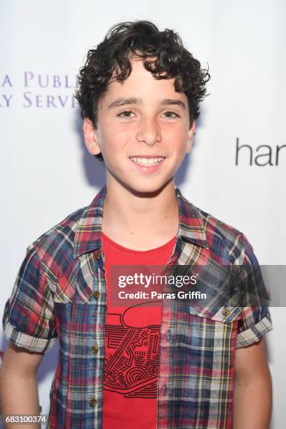 Actor Jason Drucker attends "Diary Of A Wimpy Kid: The Long Haul" Atlanta screening hosted by Dwight Howard at Regal Atlantic Station on May 14, 2017...