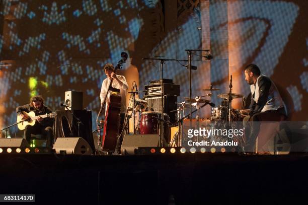 Songhai", musical band formed with the members from Spain and Mali, perform during 23th edition of Fes Festival of World Sacred Music in Fez, Morocco...