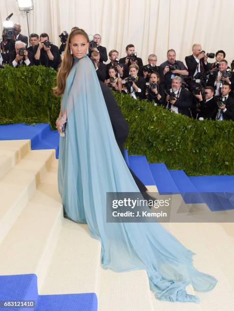 Jennifer Lopez attends the "Rei Kawakubo/Comme des Garcons: Art Of The In-Between" Costume Institute Gala at Metropolitan Museum of Art on May 1,...